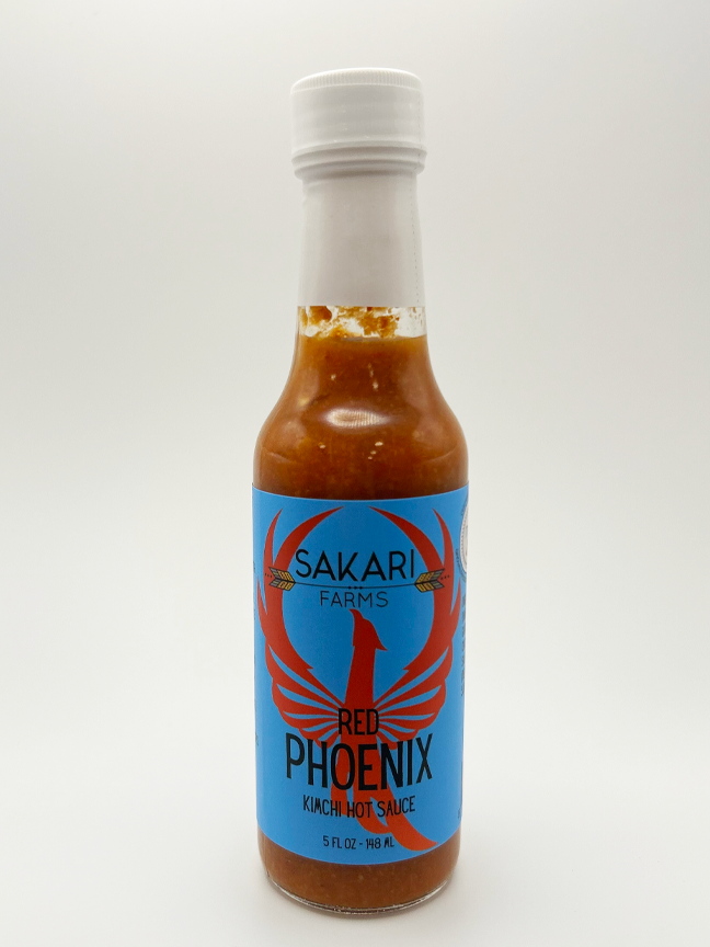 Red Phoenix Kimchi Hot Sauce — Sakari Farms/Bend, Oregon